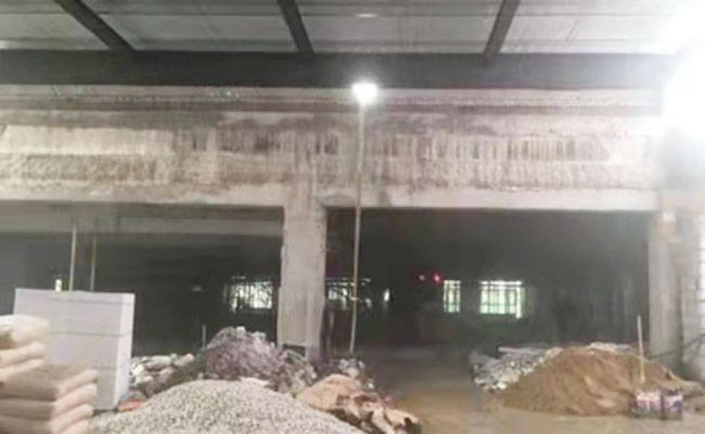 待切除柱、梁前